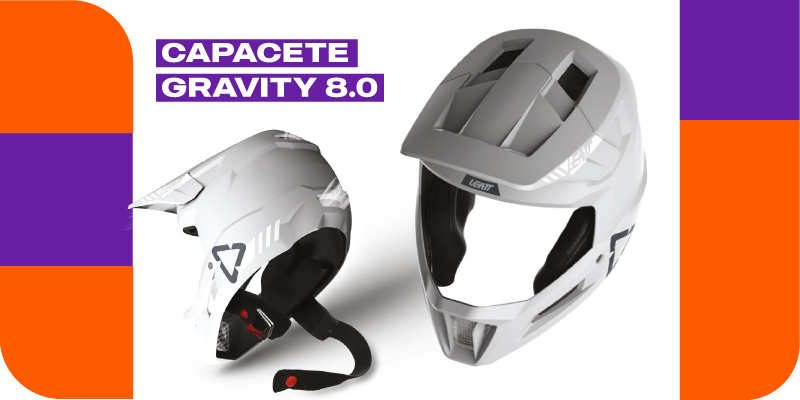 Conheça o capacete MTB Gravity 8.0 da Leatt e veja suas inovações em tecnologia para maior segurança dos pilotos!