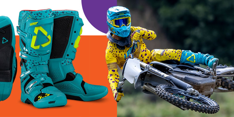 Conheça o novo lançamento da Leatt: Bota 5.5 FlexLock da Coleção Moto 2025!