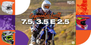 Conheça os novos capacetes Leatt 7.5, 3.5 e 2.5 e escolha o ideal para sua pilotagem com máxima segurança, conforto e tecnologia!