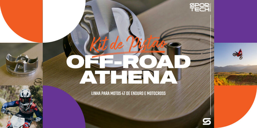 Conheça o kit de pistão off-road Athena: desempenho, resistência e confiabilidade para motos de Enduro e Motocross. Compatível com Honda, KTM, Yamaha e outras