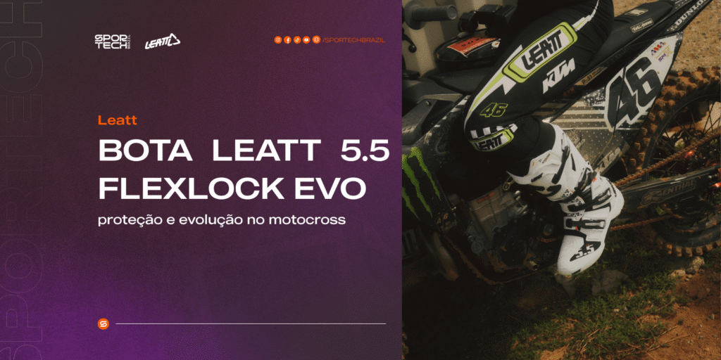 Bota Leatt 5.5 FlexLock EVO: proteção e evolução no motocross